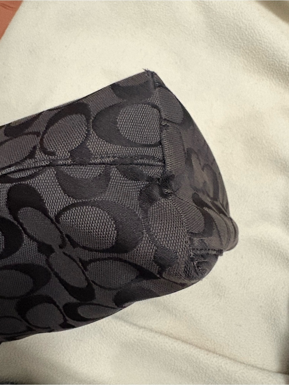 Coach Signature Python Stripe Tote - Picture 7 of 11